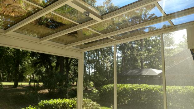 Glass Roof Screen Room